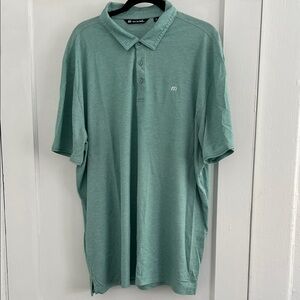 Travis Mathew Mint Green Polo Shirt